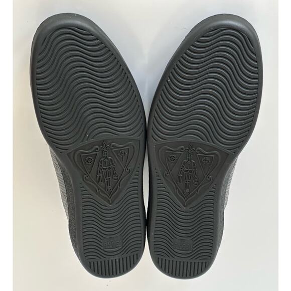 Gucci Men’s GG Embossed Leather Black Sneakers 15.5 US (15 Gucci) 625787 IT NIB - Picture 12 of 16